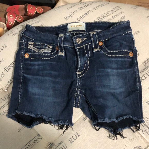 Big Star Pants - Big Star cutoff shorts size 23
